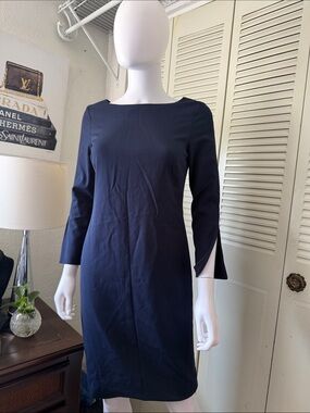 scuba seamed knee-length dress Banana Republic | Dresses | Banana Republic Kneelength style_gender_fr:fille